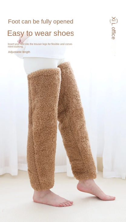 Fluffy Over-Knee Leg Warmers and Socks