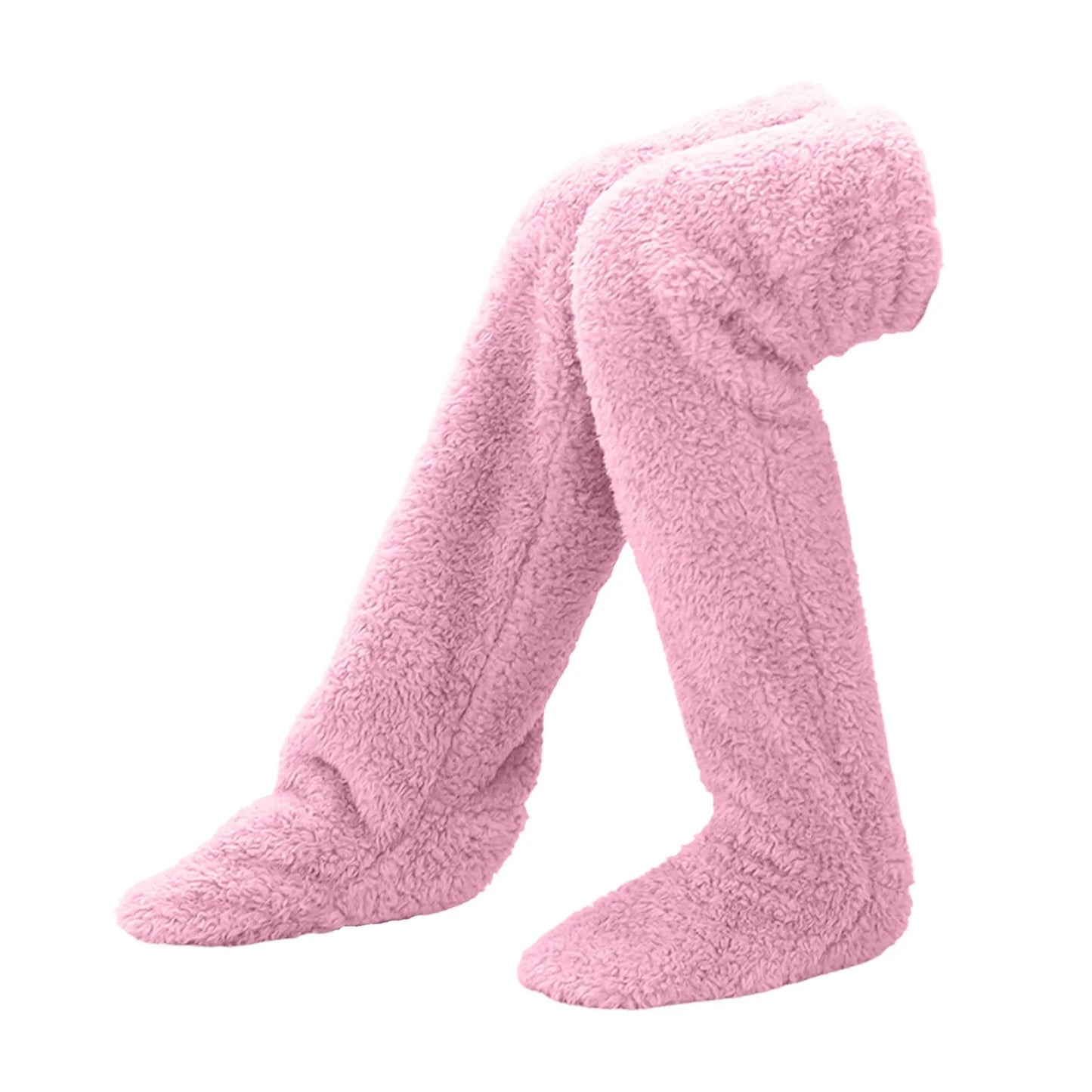 Fluffy Over-Knee Leg Warmers and Socks