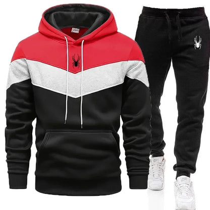 Tricolor Sports Sweatshirt and Tracksuit