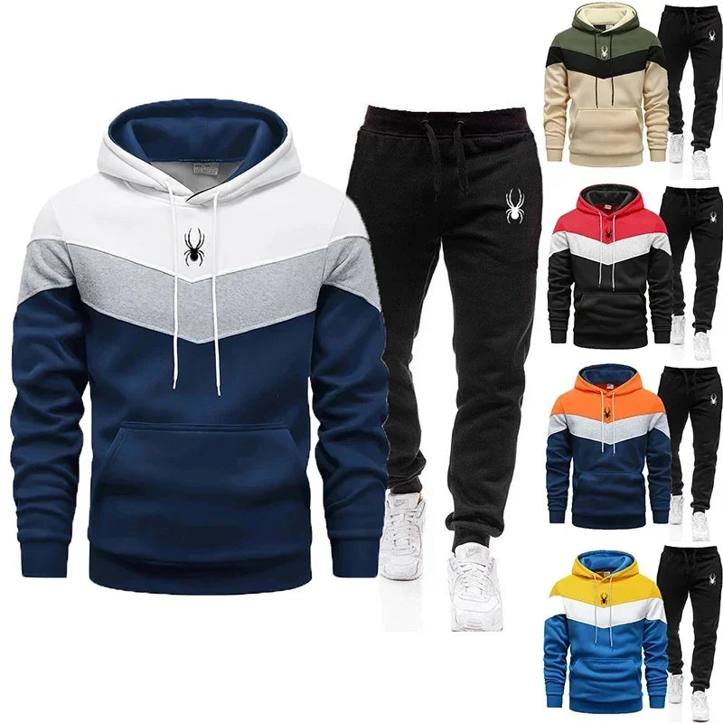 Tricolor Sports Sweatshirt and Tracksuit