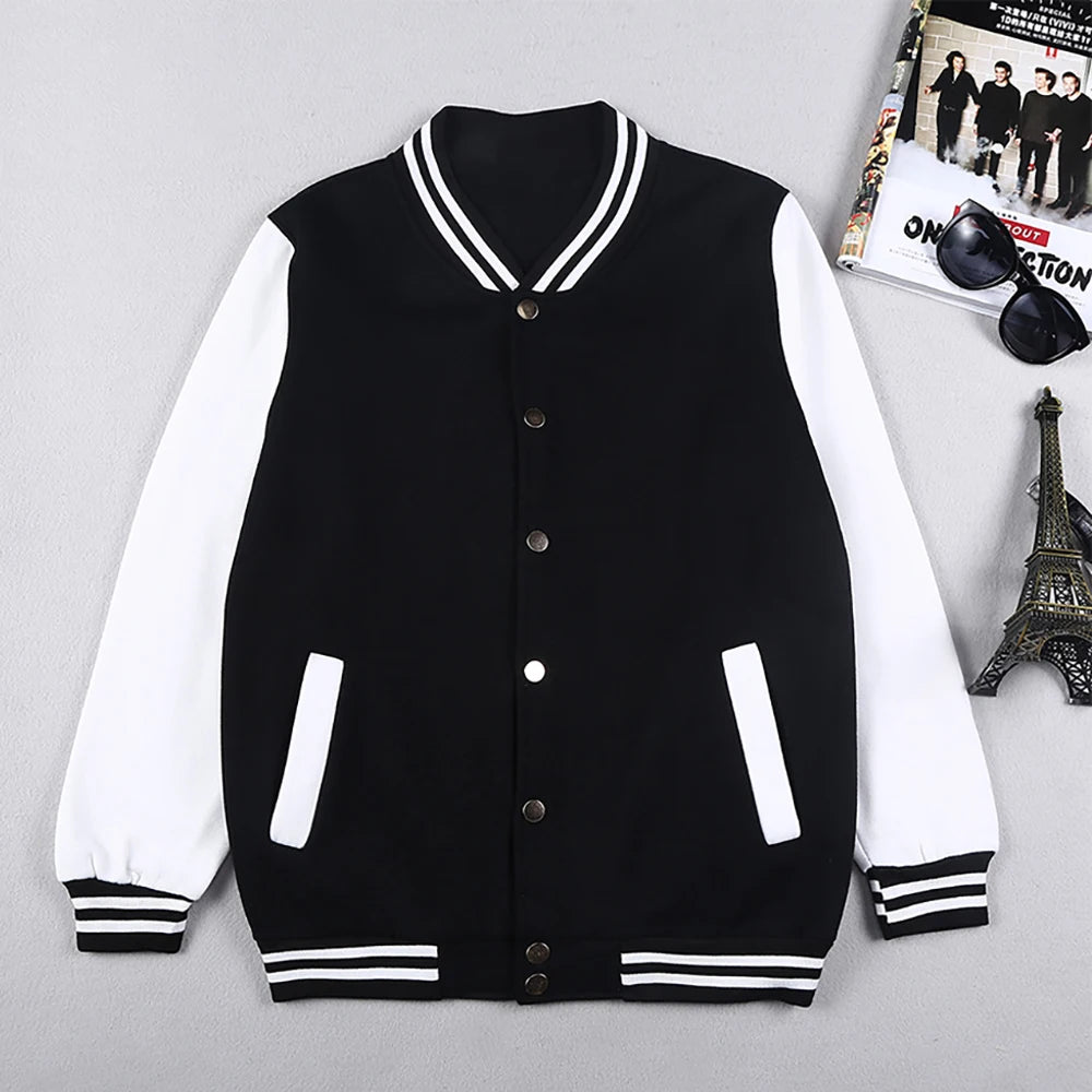 Los Angeles Retro Letter Baseball Jacket