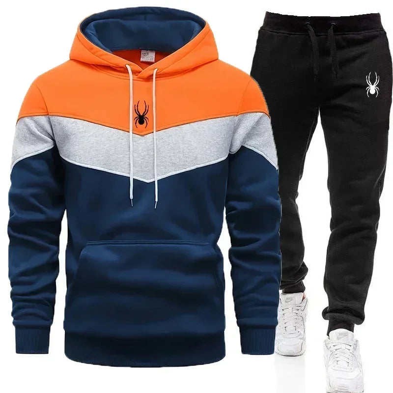 Tricolor Sports Sweatshirt and Tracksuit