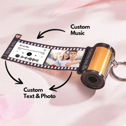 Personalized Film Roll Keychain