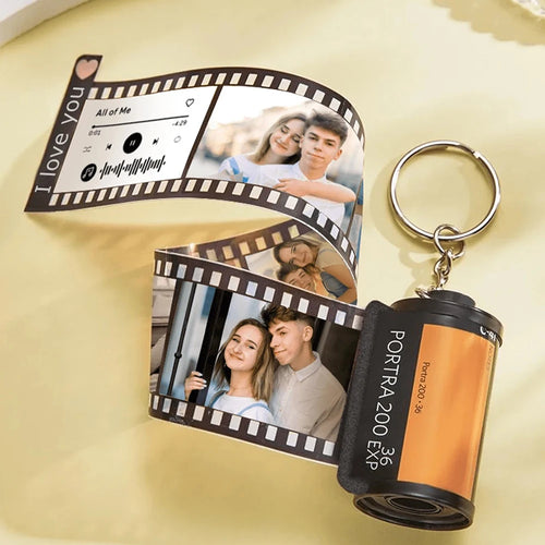 Personalized Film Roll Keychain