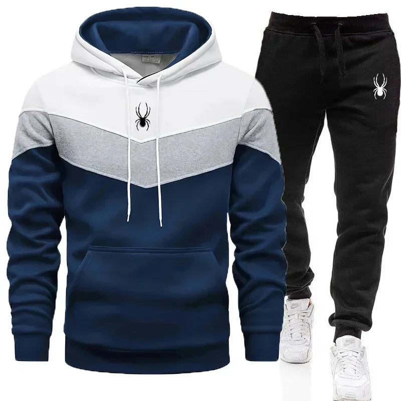 Tricolor Sports Sweatshirt and Tracksuit